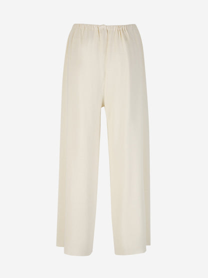Outlet online The Row Mujer Joggers Delphine Anchos color Crema sku 761-003362 01 - Foto 3