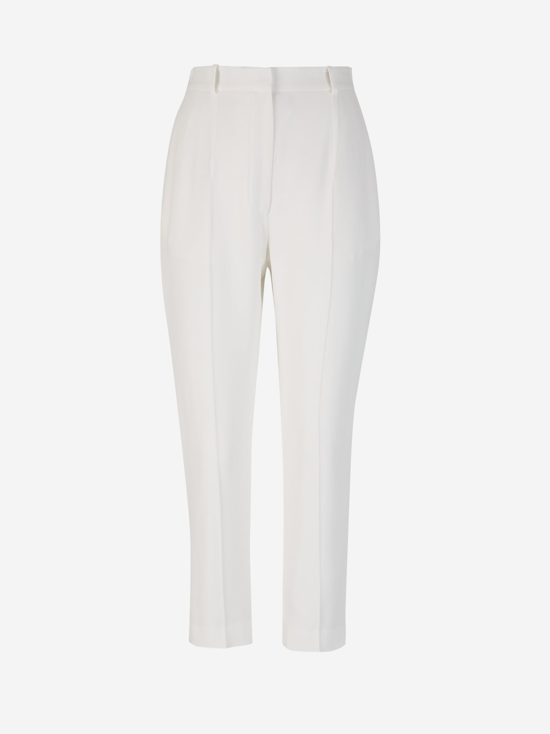 Outlet online McQueen Mujer Pantalones Formales Crepé color Marfil sku 761-003425 01 - Foto 2
