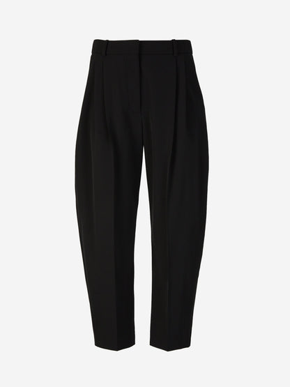 Outlet online Stella McCartney Mujer Pantalones Lana Pliegues color Negro sku 761-003442 01 - Foto 1