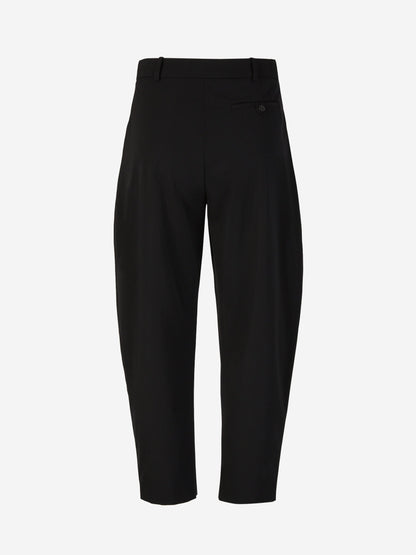Outlet online Stella McCartney Mujer Pantalones Lana Pliegues color Negro sku 761-003442 01 - Foto 2