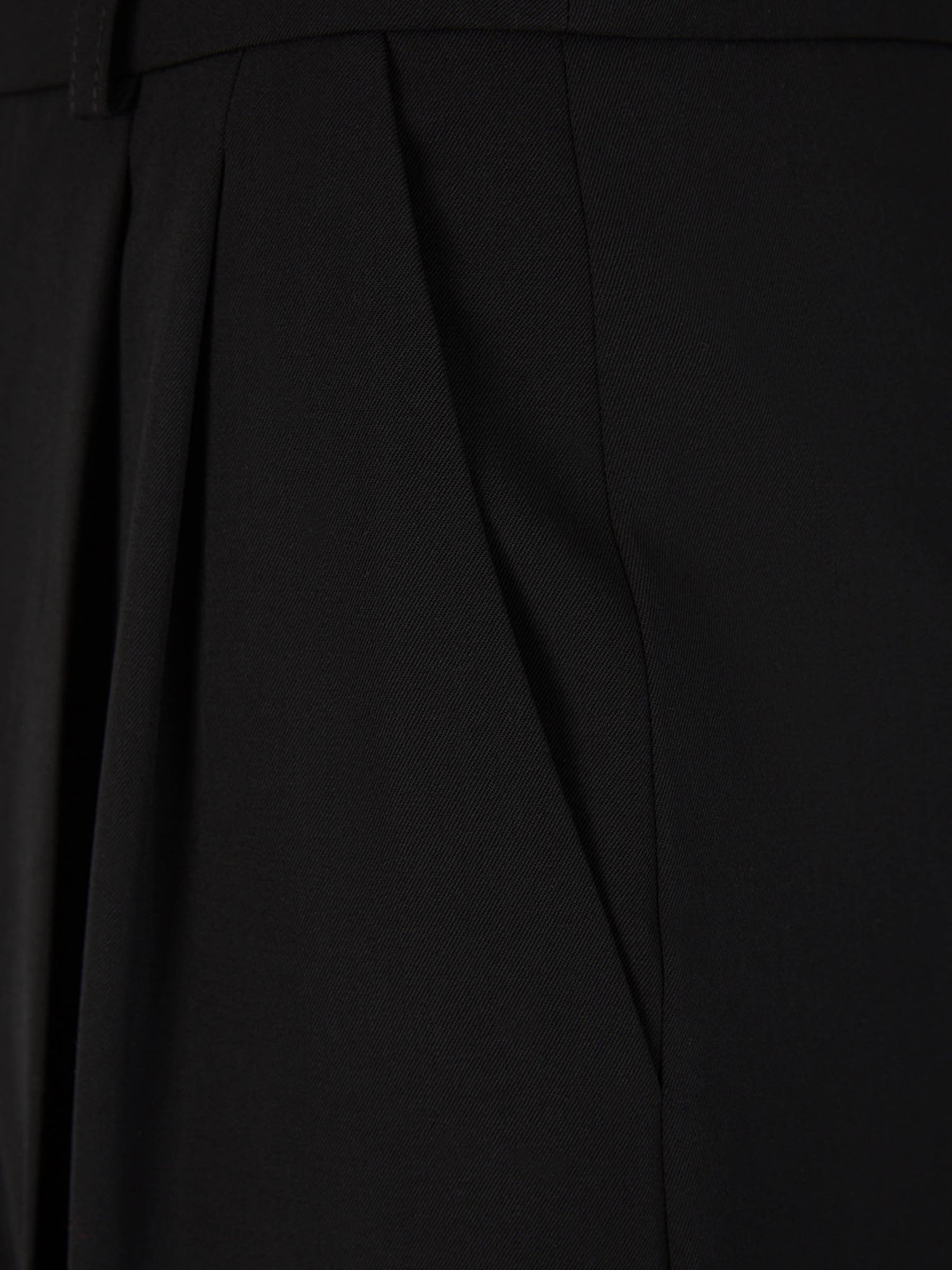 Outlet online Stella McCartney Mujer Pantalones Lana Pliegues color Negro sku 761-003442 01 - Foto 3