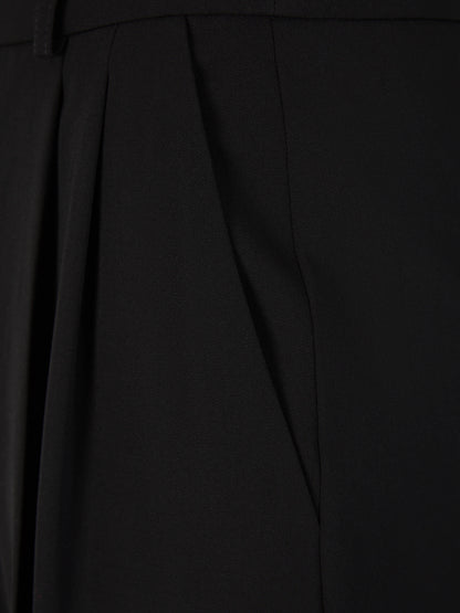 Outlet online Stella McCartney Mujer Pantalones Lana Pliegues color Negro sku 761-003442 01 - Foto 3