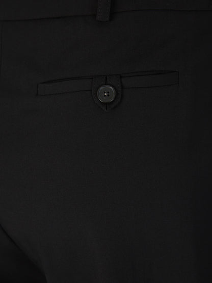 Outlet online Stella McCartney Mujer Pantalones Lana Pliegues color Negro sku 761-003442 01 - Foto 4
