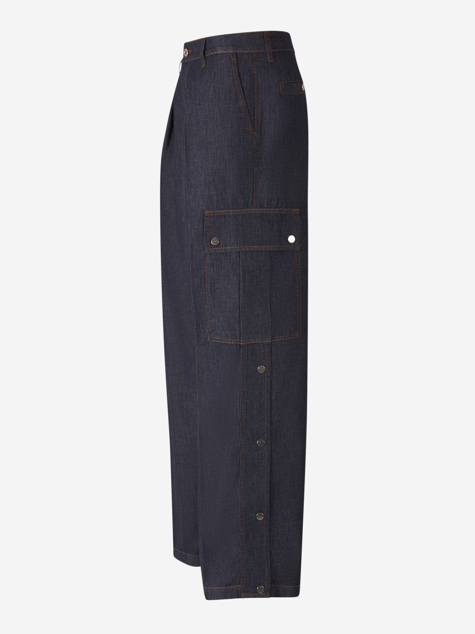 Burberry Mujer Barcelona Pantalones Cargo Denim color Azul Denim Oscuro sku 761-003537 01 - Foto 2