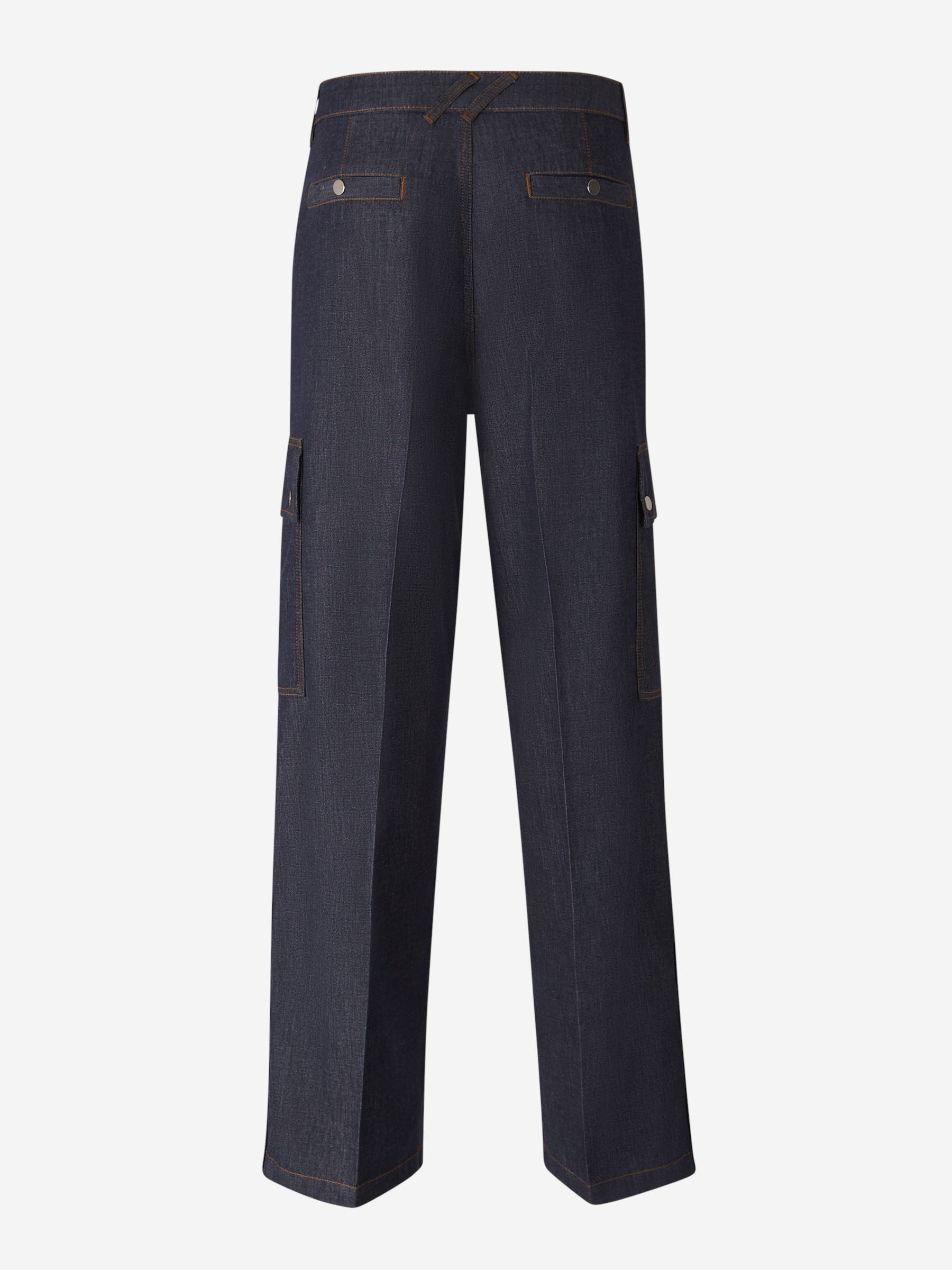 Burberry Mujer Barcelona Pantalones Cargo Denim color Azul Denim Oscuro sku 761-003537 01 - Foto 3