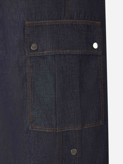 Burberry Mujer Barcelona Pantalones Cargo Denim color Azul Denim Oscuro sku 761-003537 01 - Foto 5