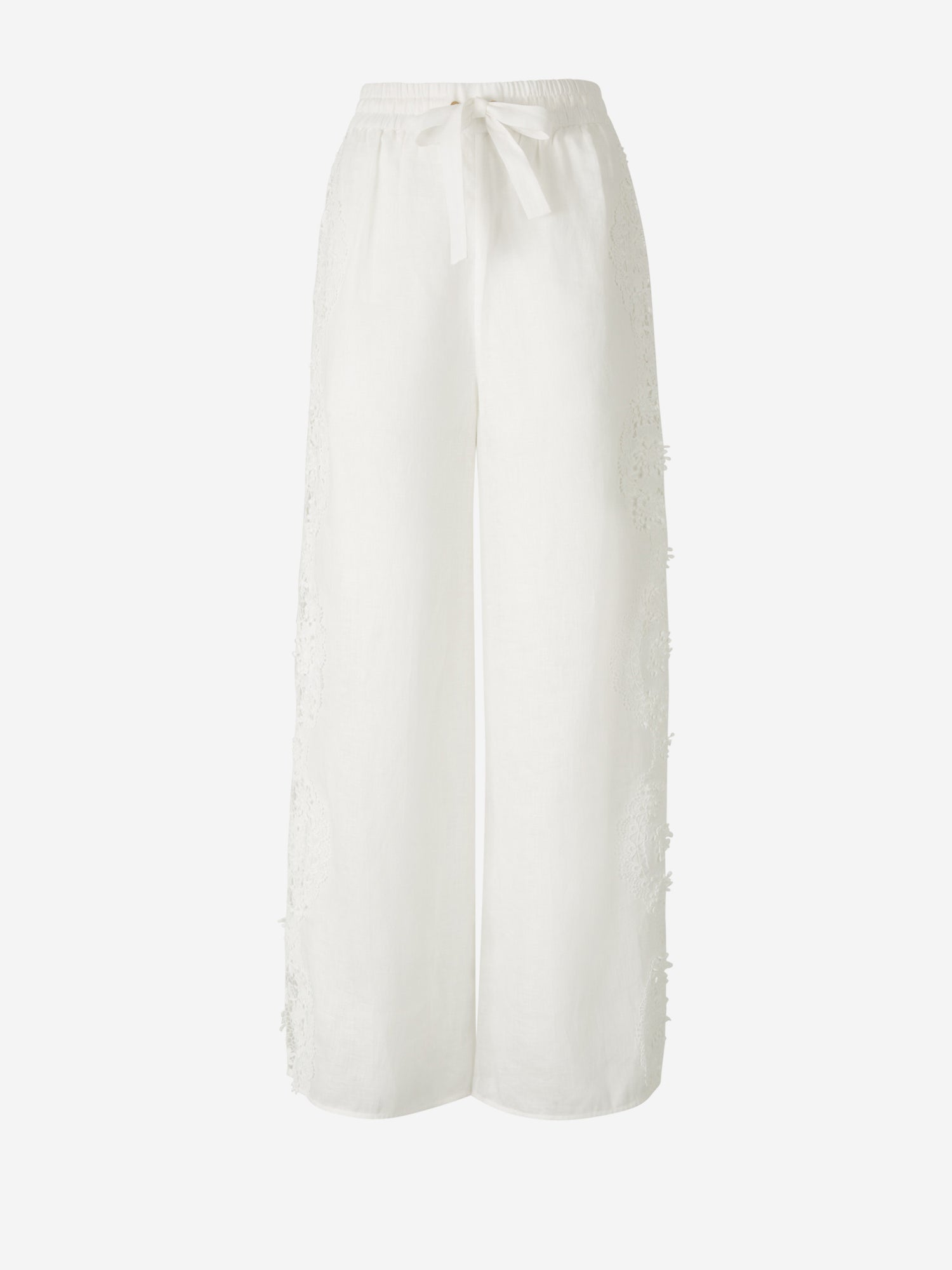 Outlet online Zimmermann Mujer Pantalones Halliday Encaje color Blanco sku 761-003571 01 - Foto 1