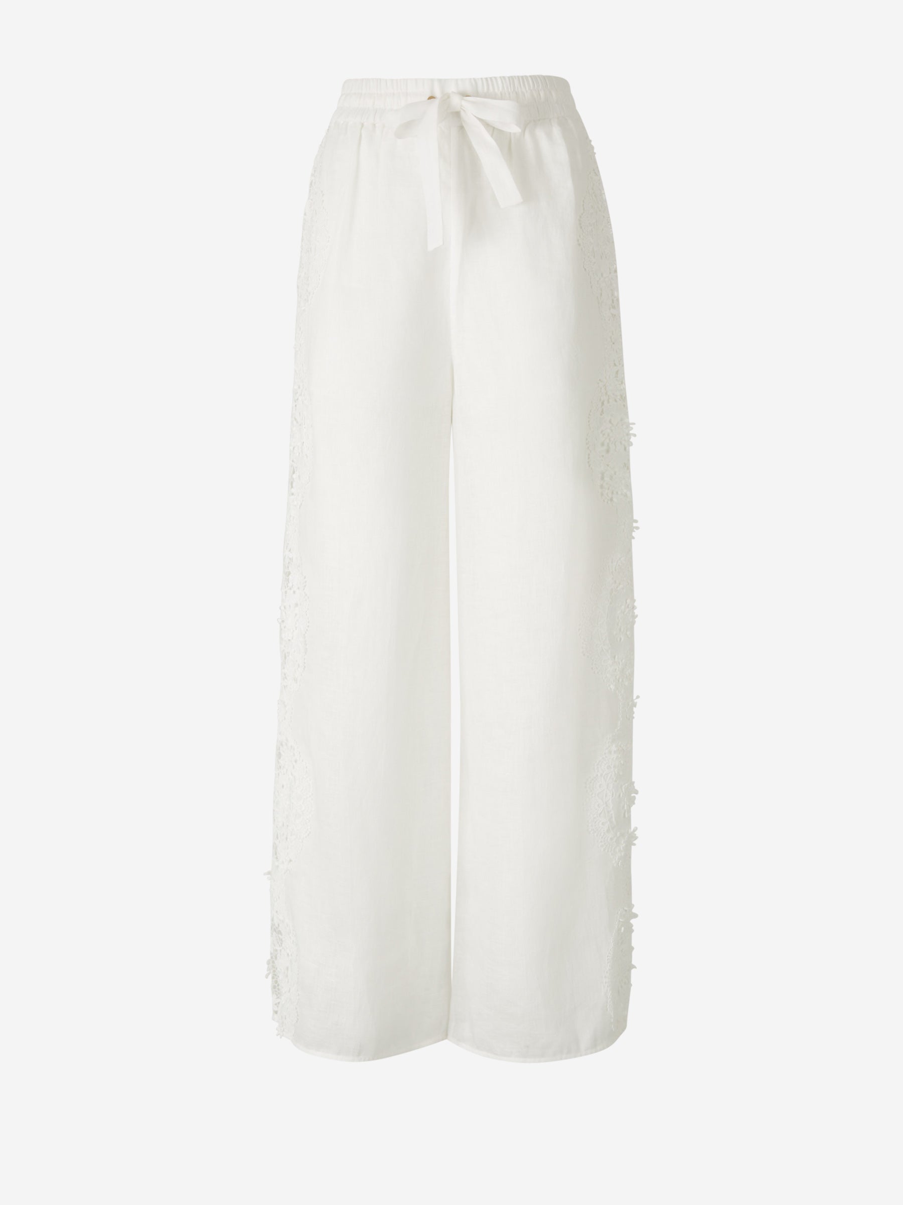 Outlet online Zimmermann Mujer Pantalones Halliday Encaje color Blanco sku 761-003571 01 - Foto 1