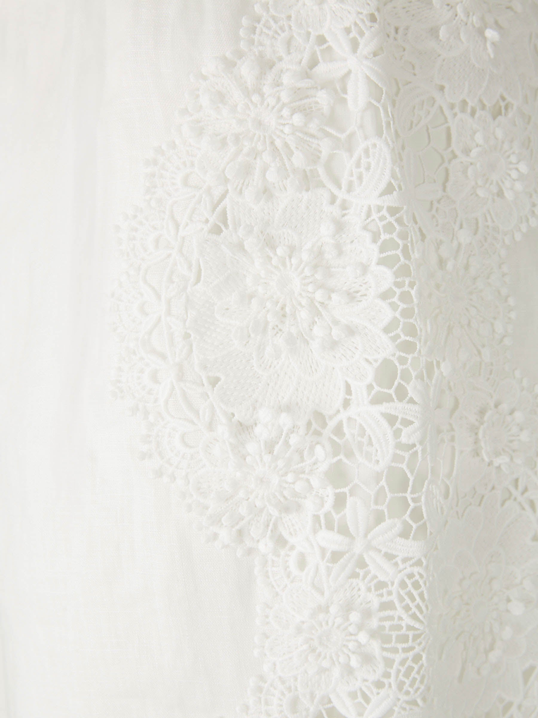 Outlet online Zimmermann Mujer Pantalones Halliday Encaje color Blanco sku 761-003571 01 - Foto 4