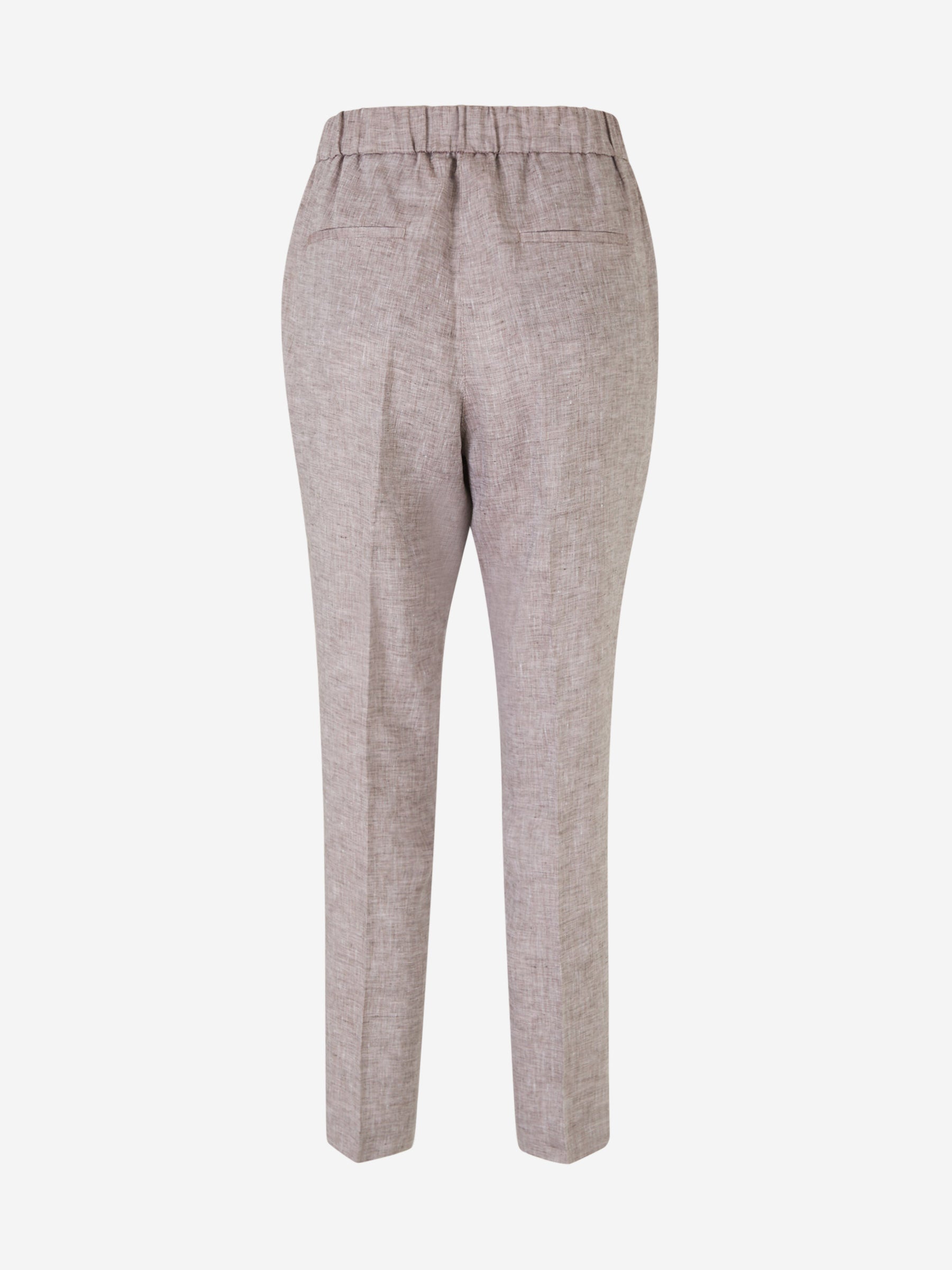 Outlet online Peserico Mujer Joggers Fluidos Lino color Camel sku 761-003607 01 - Foto 3