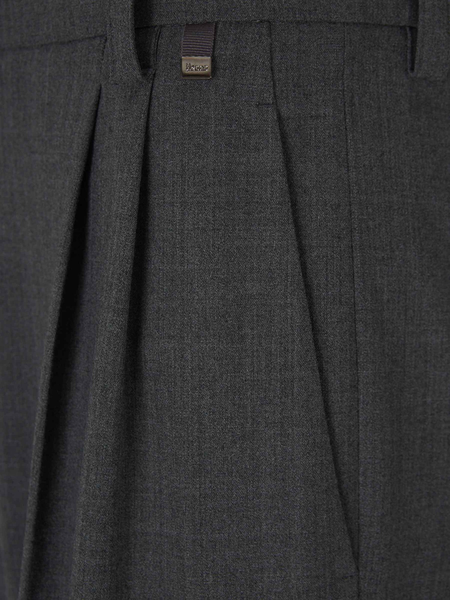 Outlet online Herno Mujer Pantalón Cargo Lana color Gris Antracita sku 761-003629 01 - Foto 4