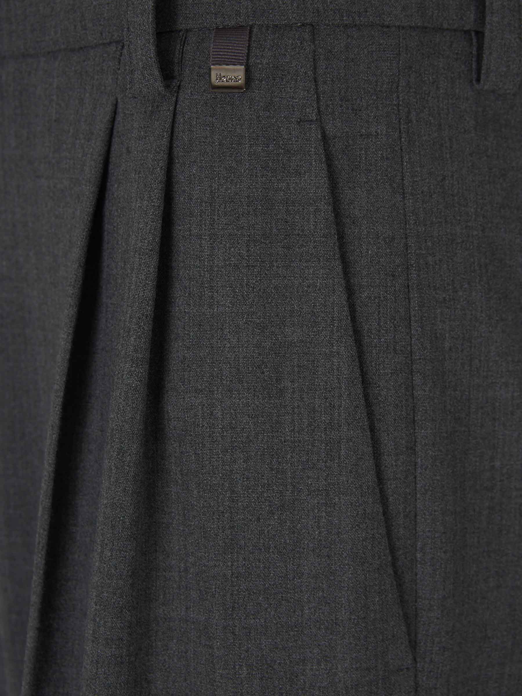 Outlet online Herno Mujer Pantalón Cargo Lana color Gris Antracita sku 761-003629 01 - Foto 4