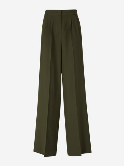 Outlet online Fabiana Filippi Mujer Pantalones Vestir Recto color Verde Oscuro sku 761-003652 01 - Foto 1