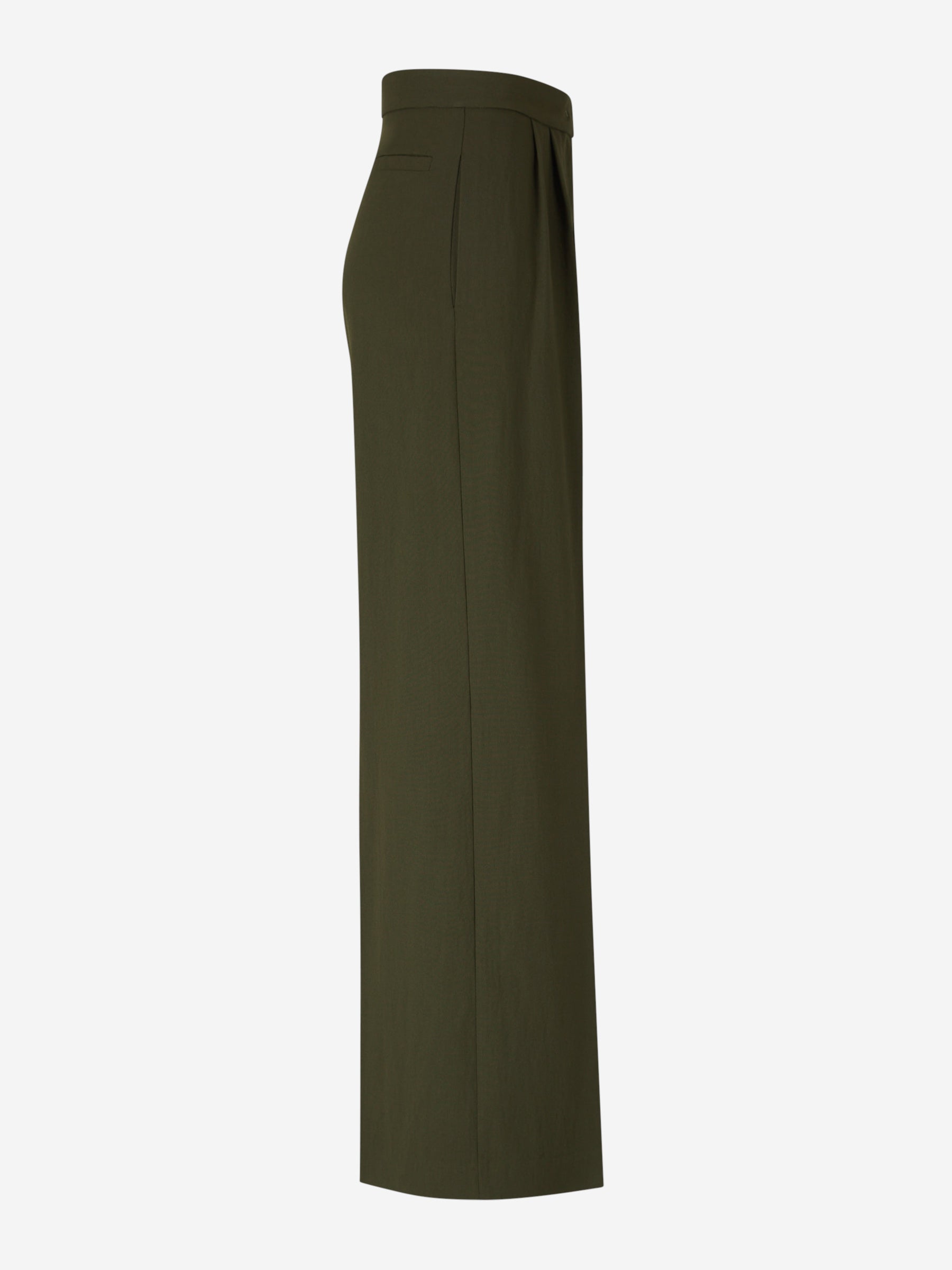 Outlet online Fabiana Filippi Mujer Pantalones Vestir Recto color Verde Oscuro sku 761-003652 01 - Foto 2