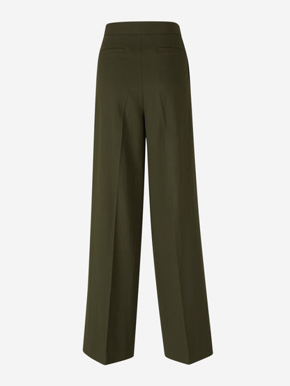 Outlet online Fabiana Filippi Mujer Pantalones Vestir Recto color Verde Oscuro sku 761-003652 01 - Foto 3
