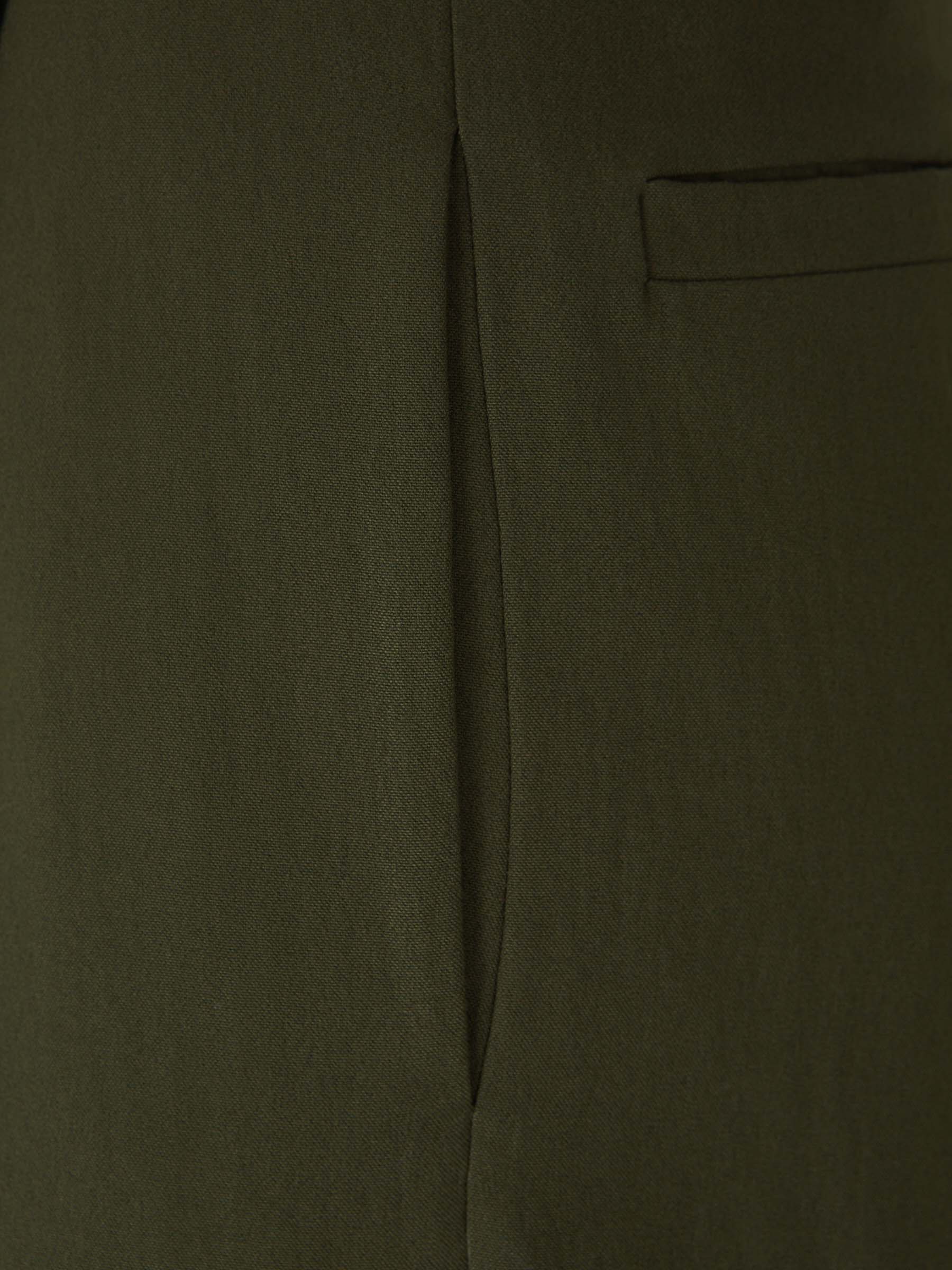 Outlet online Fabiana Filippi Mujer Pantalones Vestir Recto color Verde Oscuro sku 761-003652 01 - Foto 4