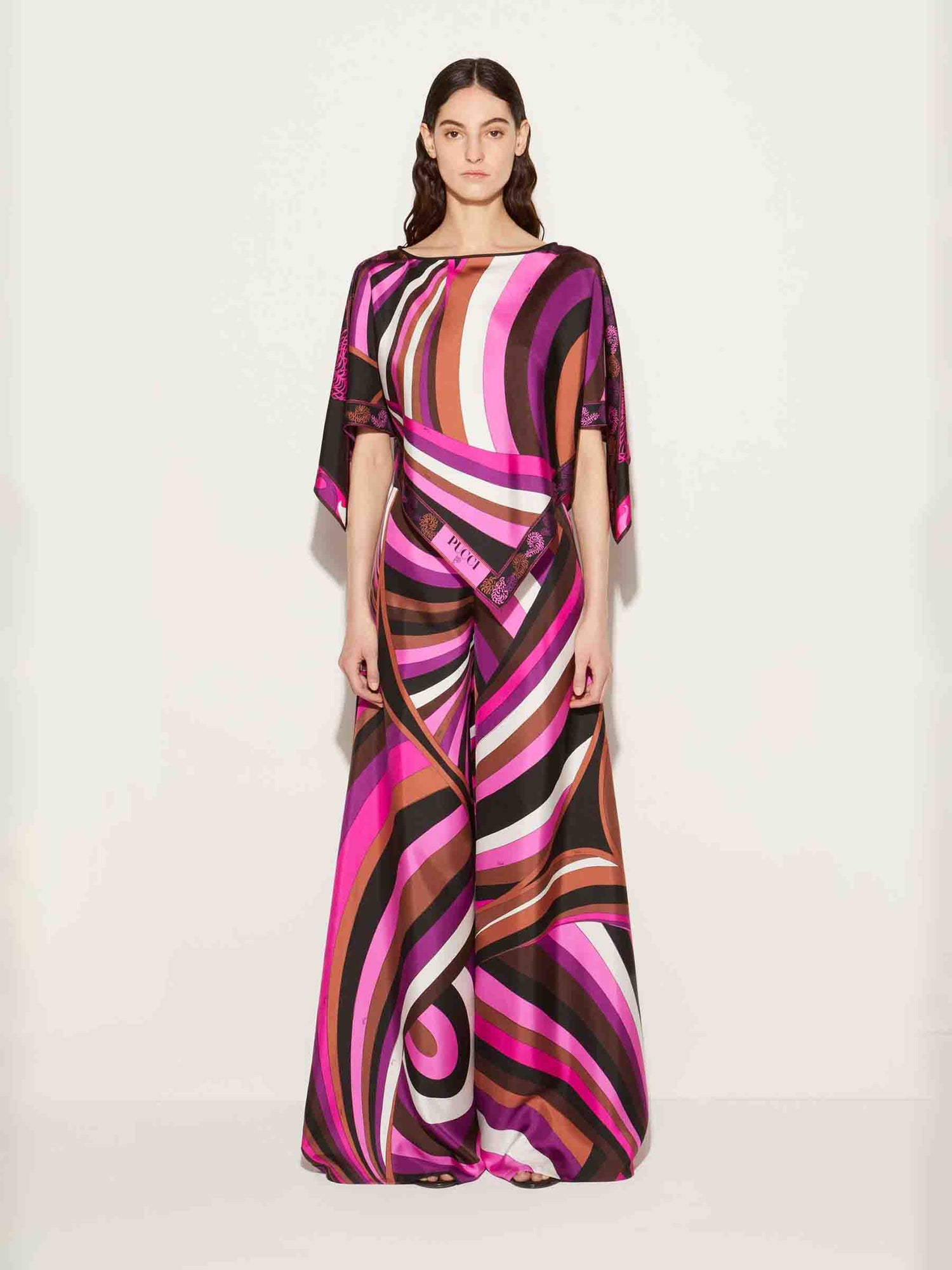Outlet online Pucci Mujer Pantalones Motivo Iride color Violeta sku 761-003666 01 - Foto 2
