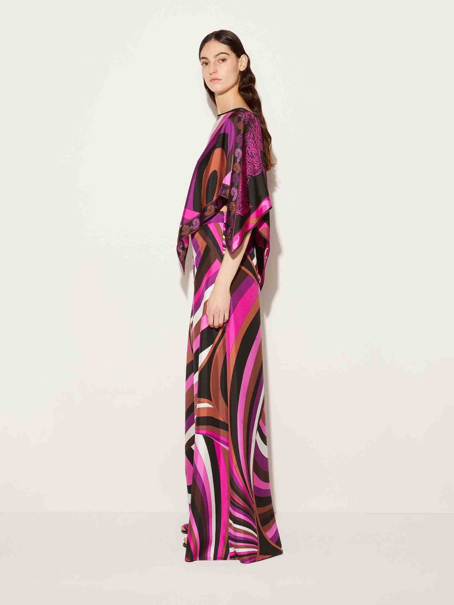 Outlet online Pucci Mujer Pantalones Motivo Iride color Violeta sku 761-003666 01 - Foto 3