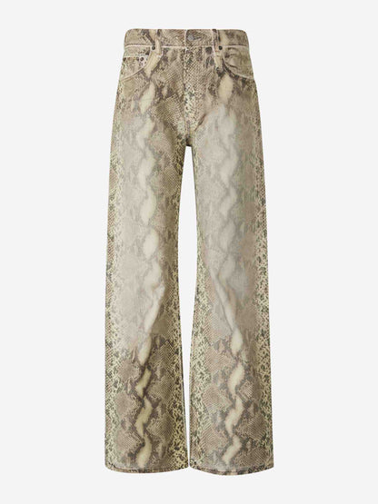 Outlet online Acne Studios Mujer Pantalones Denim Estampados color Serpiente sku 761-003681 01 - Foto 1