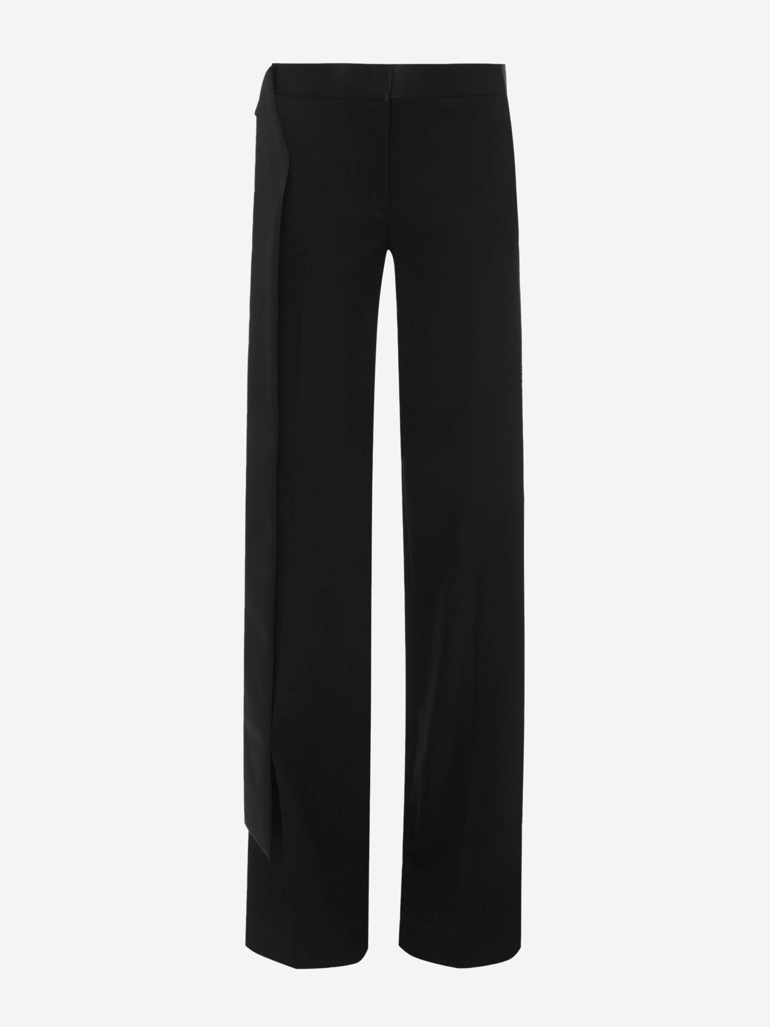 Outlet online Victoria Beckham Mujer Pantalones Satén Lazo color Negro sku 761-003685 01 - Foto 1
