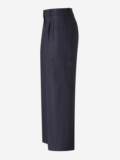 Peserico Mujer Barcelona Pantalones Cargo Formales color Azul Marino sku 761-003696 01 - Foto 2