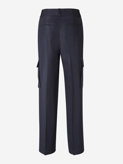 Peserico Mujer Barcelona Pantalones Cargo Formales color Azul Marino sku 761-003696 01 - Foto 3