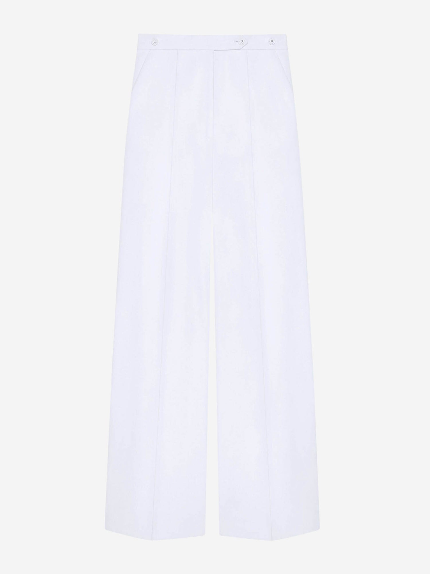 Givenchy Mujer Barcelona Pantalones Plisados Algodón color Blanco sku 761-003704 01 - Foto 1