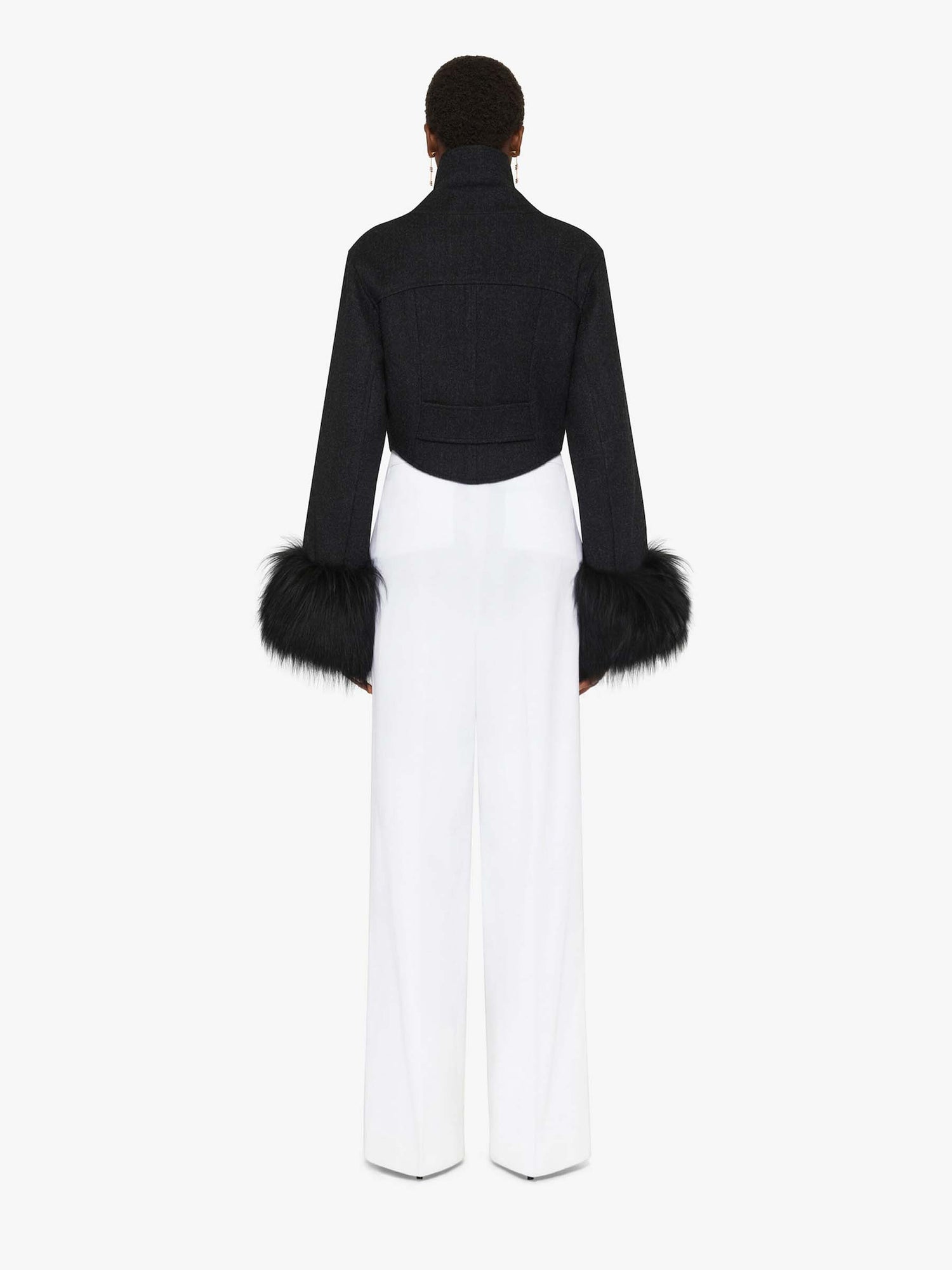 Givenchy Mujer Barcelona Pantalones Plisados Algodón color Blanco sku 761-003704 01 - Foto 3