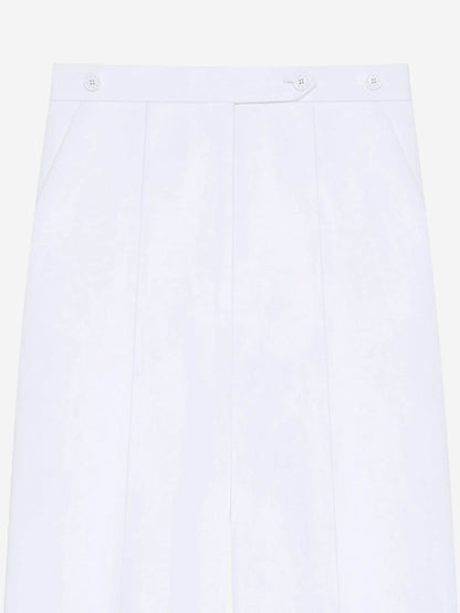 Givenchy Mujer Barcelona Pantalones Plisados Algodón color Blanco sku 761-003704 01 - Foto 4
