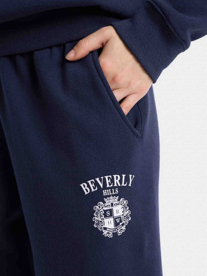 Outlet online Sporty&amp;Rich Mujer Pantalones Joggers BH Crest color Azul Marino sku 761-003728 01 - Foto 4