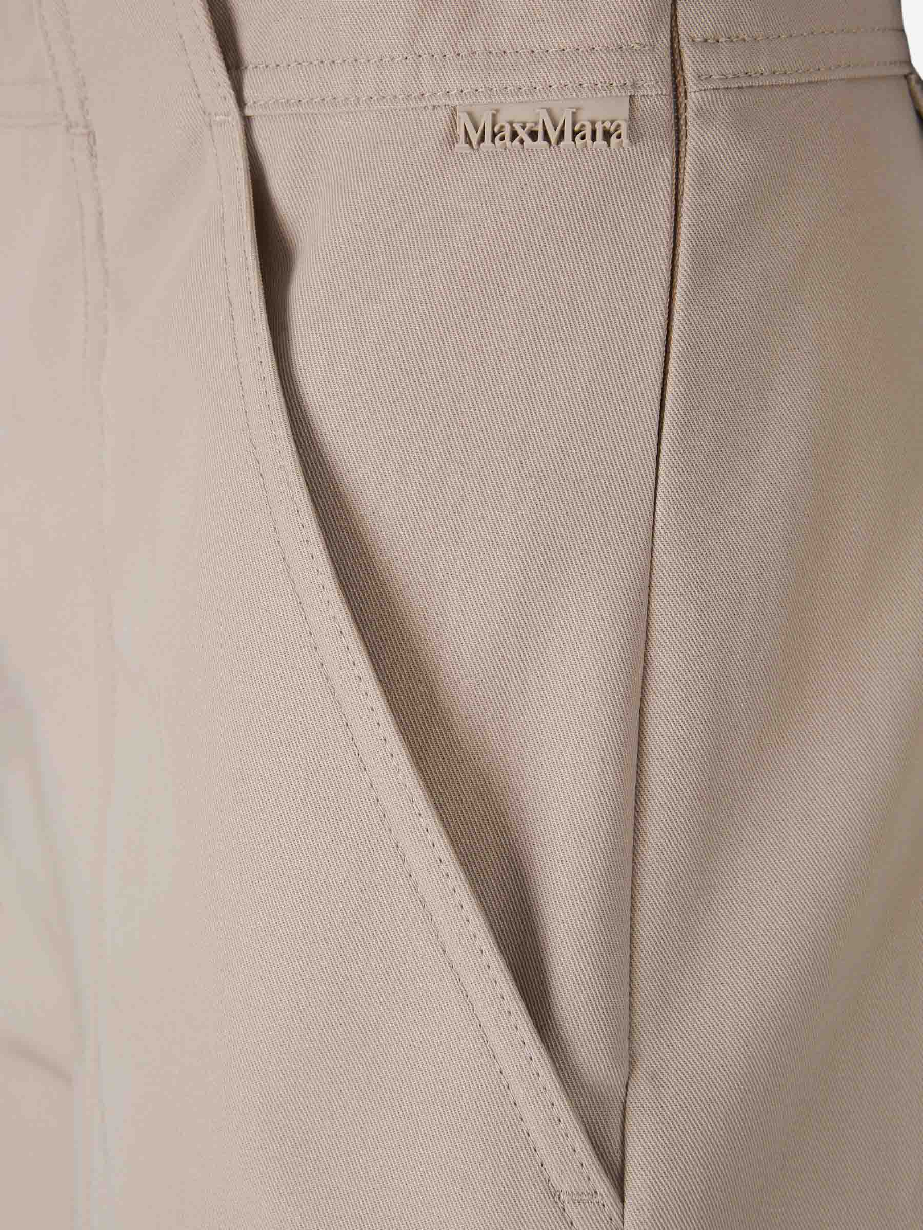 Outlet online Max Mara Mujer Pantalones Palio Algodón color Camel sku 761-003760 01 - Foto 4