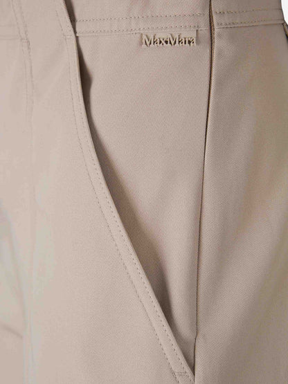 Outlet online Max Mara Mujer Pantalones Palio Algodón color Camel sku 761-003760 01 - Foto 4