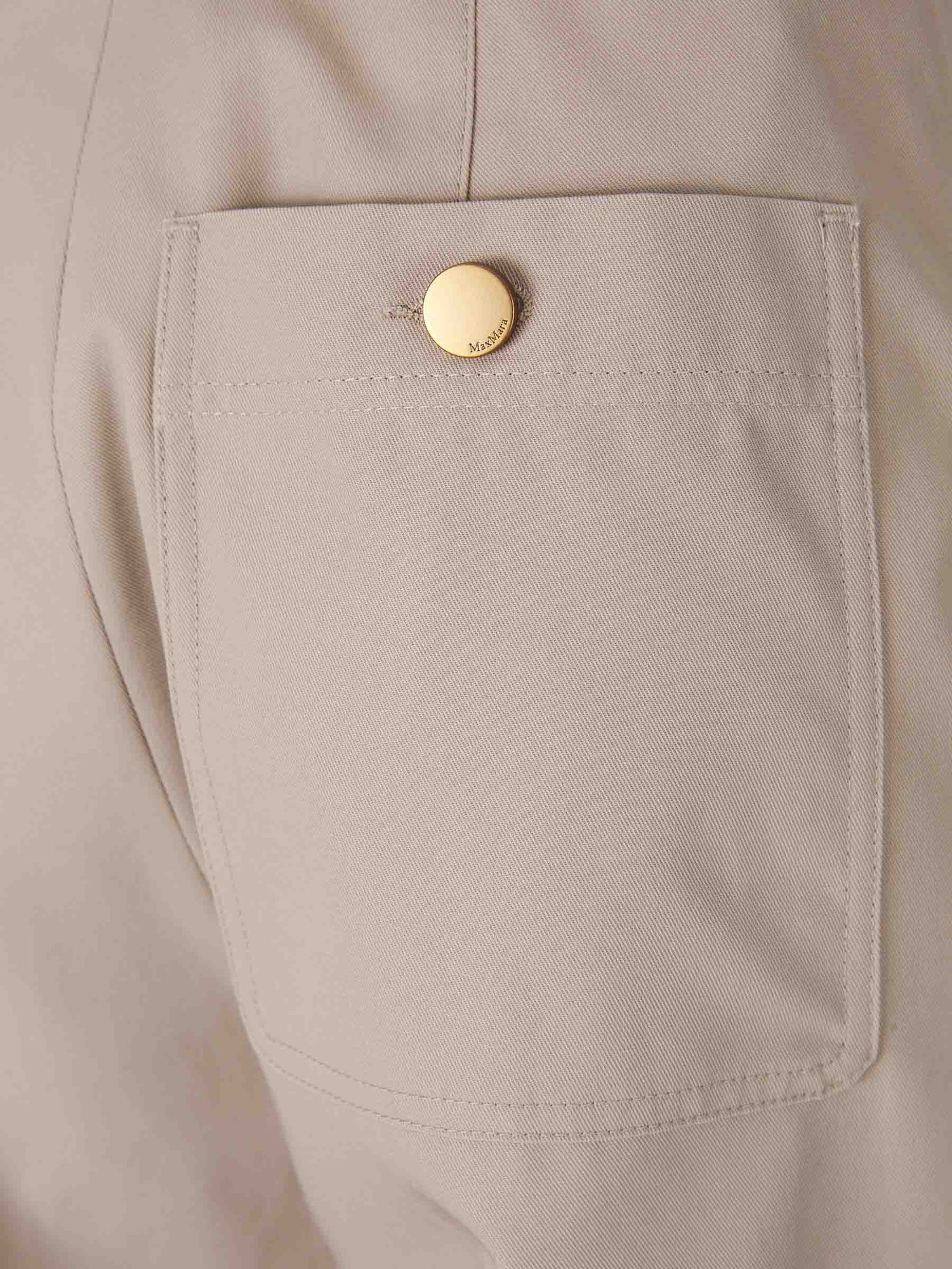 Outlet online Max Mara Mujer Pantalones Palio Algodón color Camel sku 761-003760 01 - Foto 5