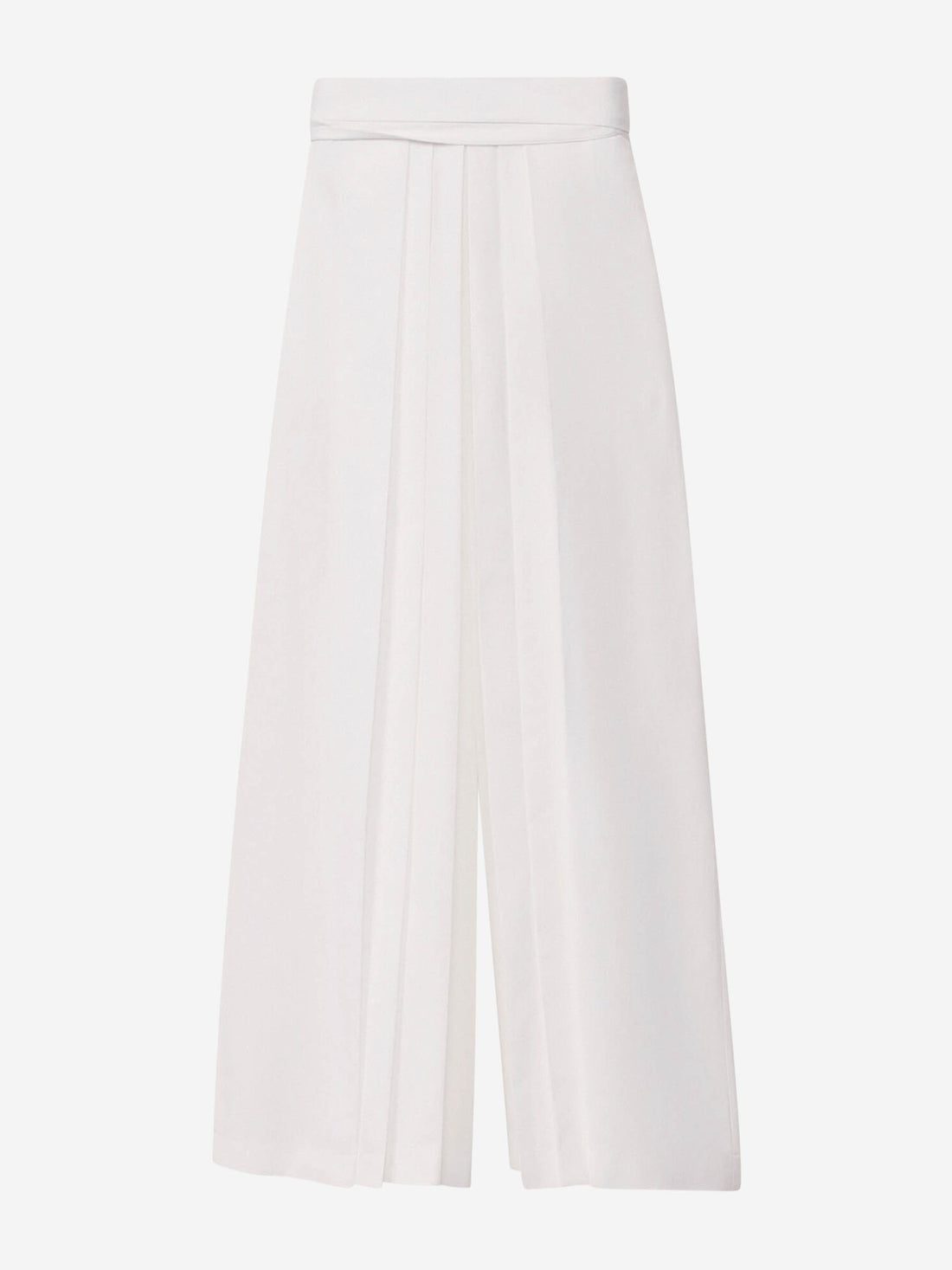 Outlet online Fabiana Filippi Mujer Pantalones Hakama Popelina color Blanco sku 761-003764 01 - Foto 1