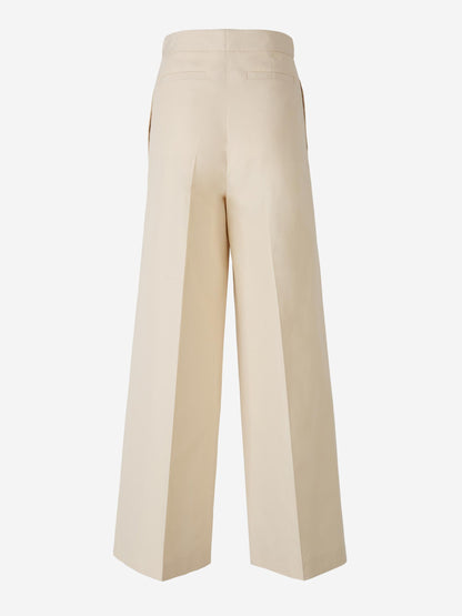 Fabiana Filippi Mujer Barcelona Pantalones Hakama Popelina color Beige sku 761-003766 01 - Foto 3