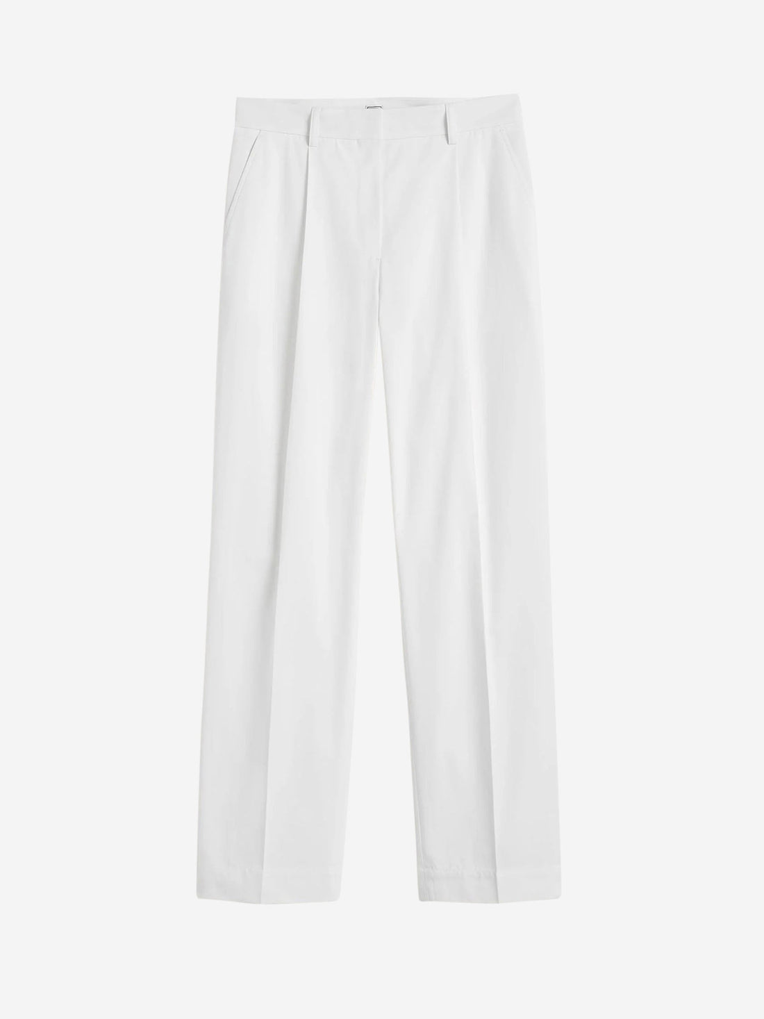 Outlet online TOTEME Mujer Pantalones Rectos Pinzas color Blanco sku 761-003770 02 - Foto 1