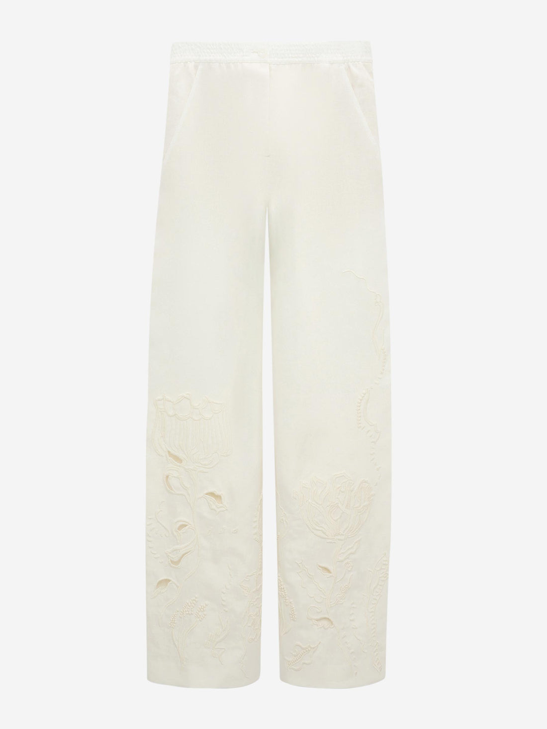 Dorothee Schumacher Mujer Barcelona Pantalones Bordado Lino color Blanco sku 761-003778 01 - Foto 1