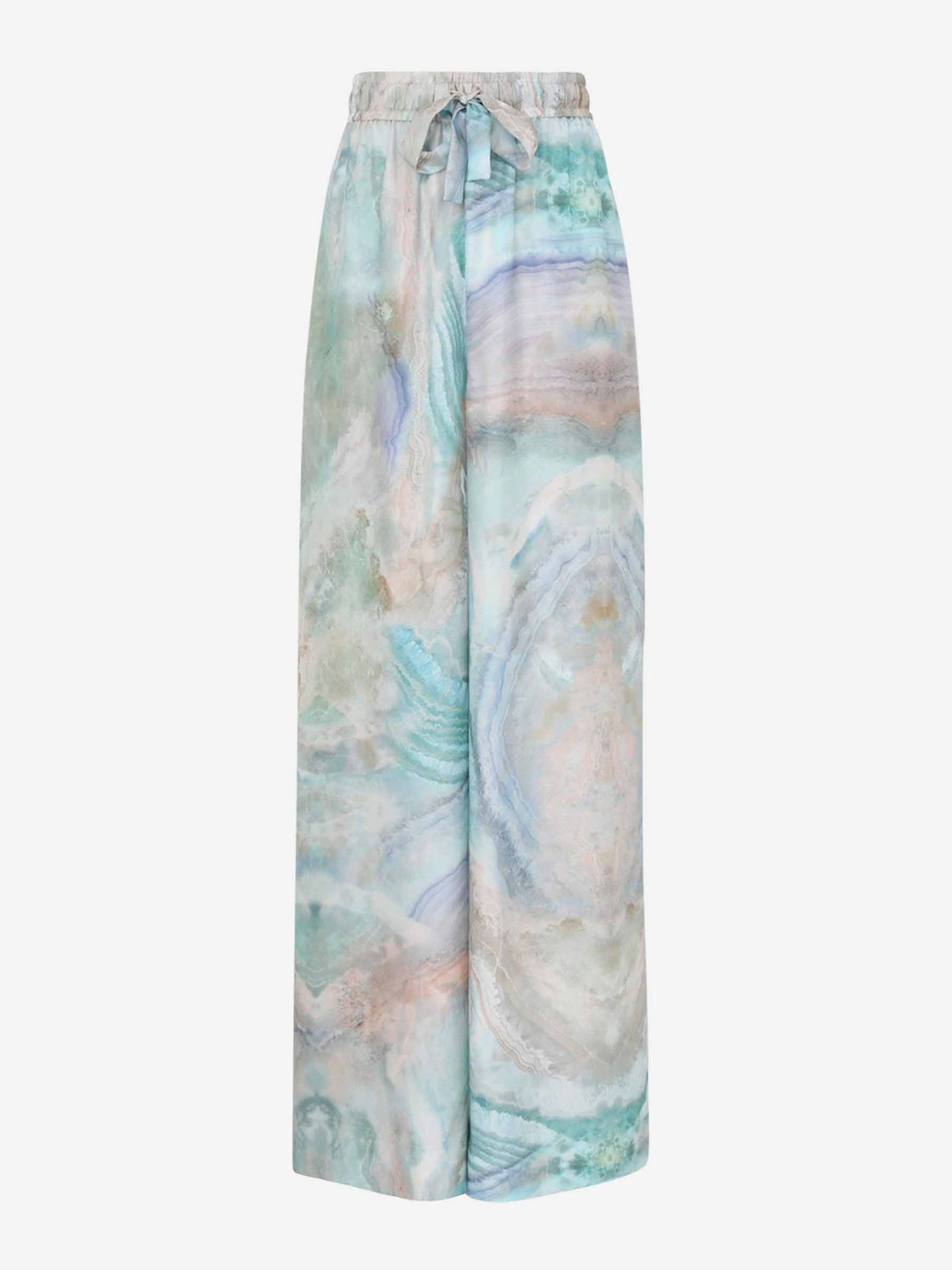 Zimmermann Mujer Barcelona Pantalones Seda Acampanados color Azul Celeste sku 761-003790 01 - Foto 1
