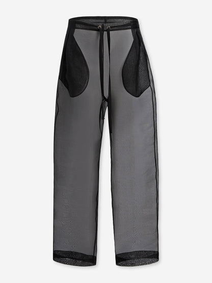 Khaite Mujer Barcelona Pantalones Trenton Seda color Negro sku 761-003794 01 - Foto 1
