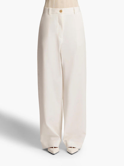 Khaite Mujer Barcelona Pantalones Rectos Gari color Blanco sku 761-003796 01 - Foto 3