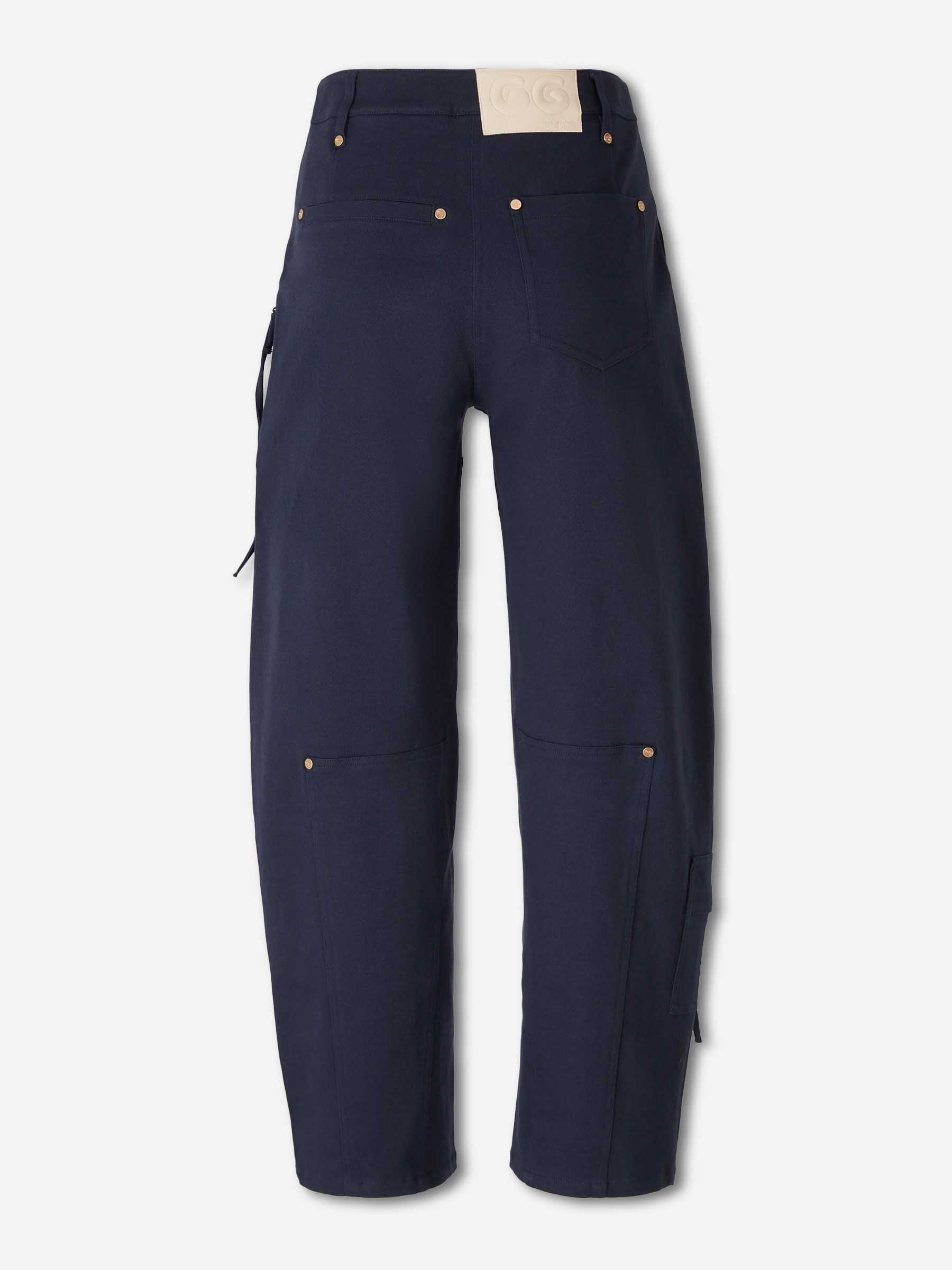 Outlet online Cult Gaia Mujer Pantalones Cargo Ewa color Azul Marino sku 761-003815 02 - Foto 3