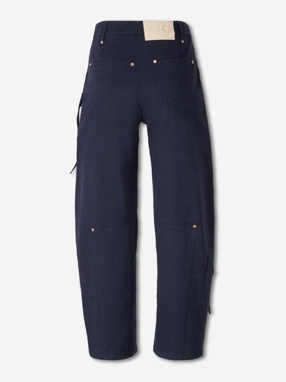 Outlet online Cult Gaia Mujer Pantalones Cargo Ewa color Azul Marino sku 761-003815 02 - Foto 3