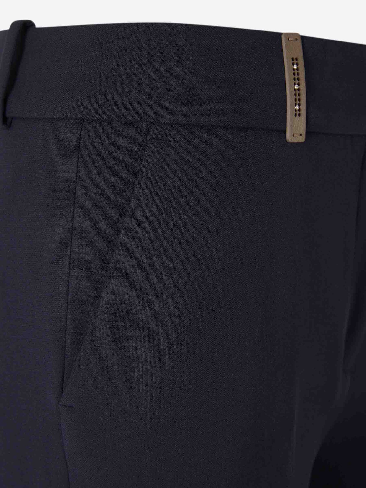 Outlet online Peserico Mujer Pantalones Vestir color Azul Marino sku 761-003824 01 - Foto 4