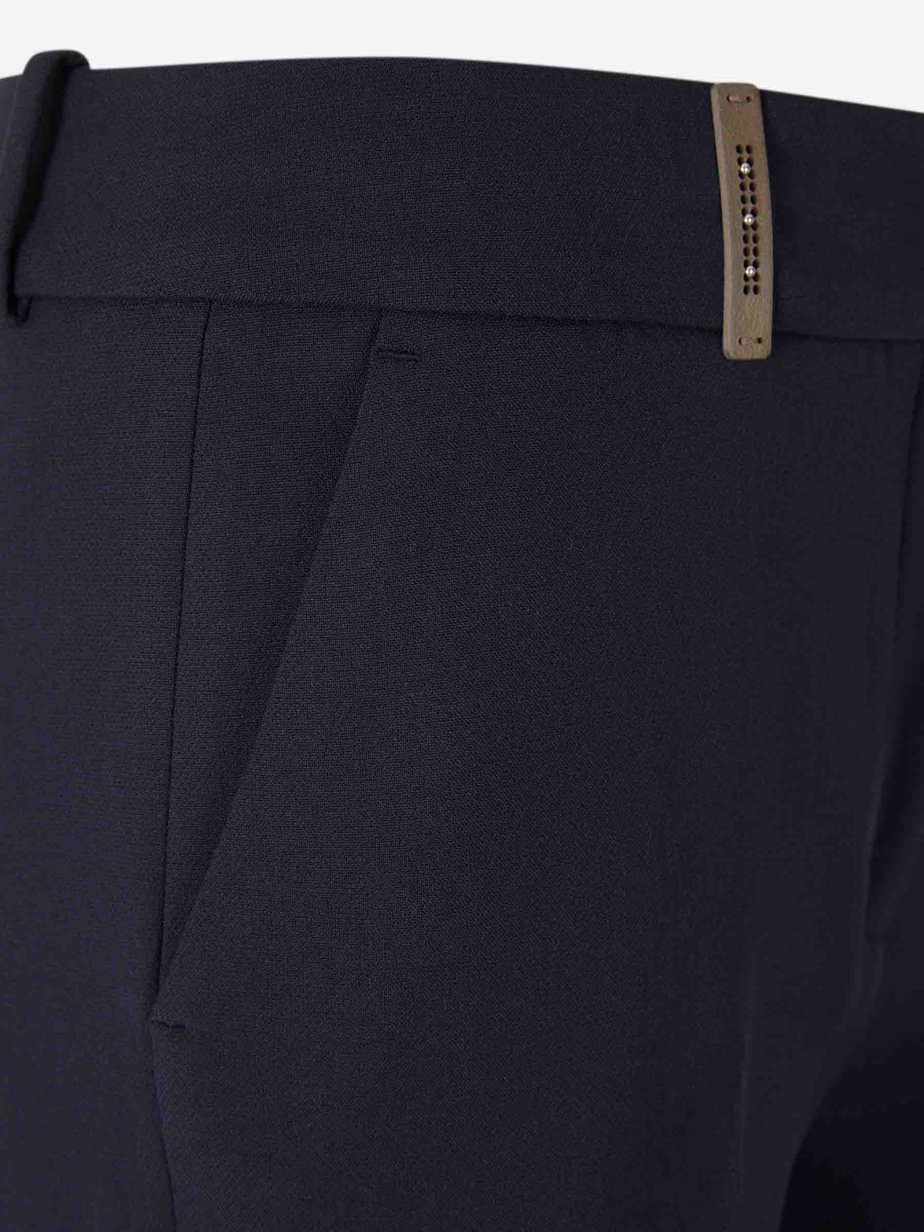 Outlet online Peserico Mujer Pantalones Vestir color Azul Marino sku 761-003824 01 - Foto 4