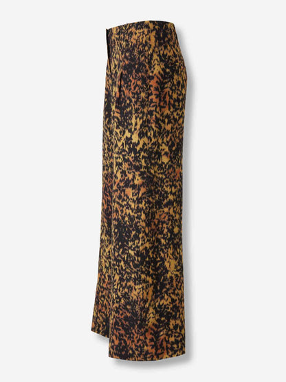Outlet online Ulla Johnson Mujer Pantalones Anchos Leopardo color Azul Marino sku 761-003825 01 - Foto 2