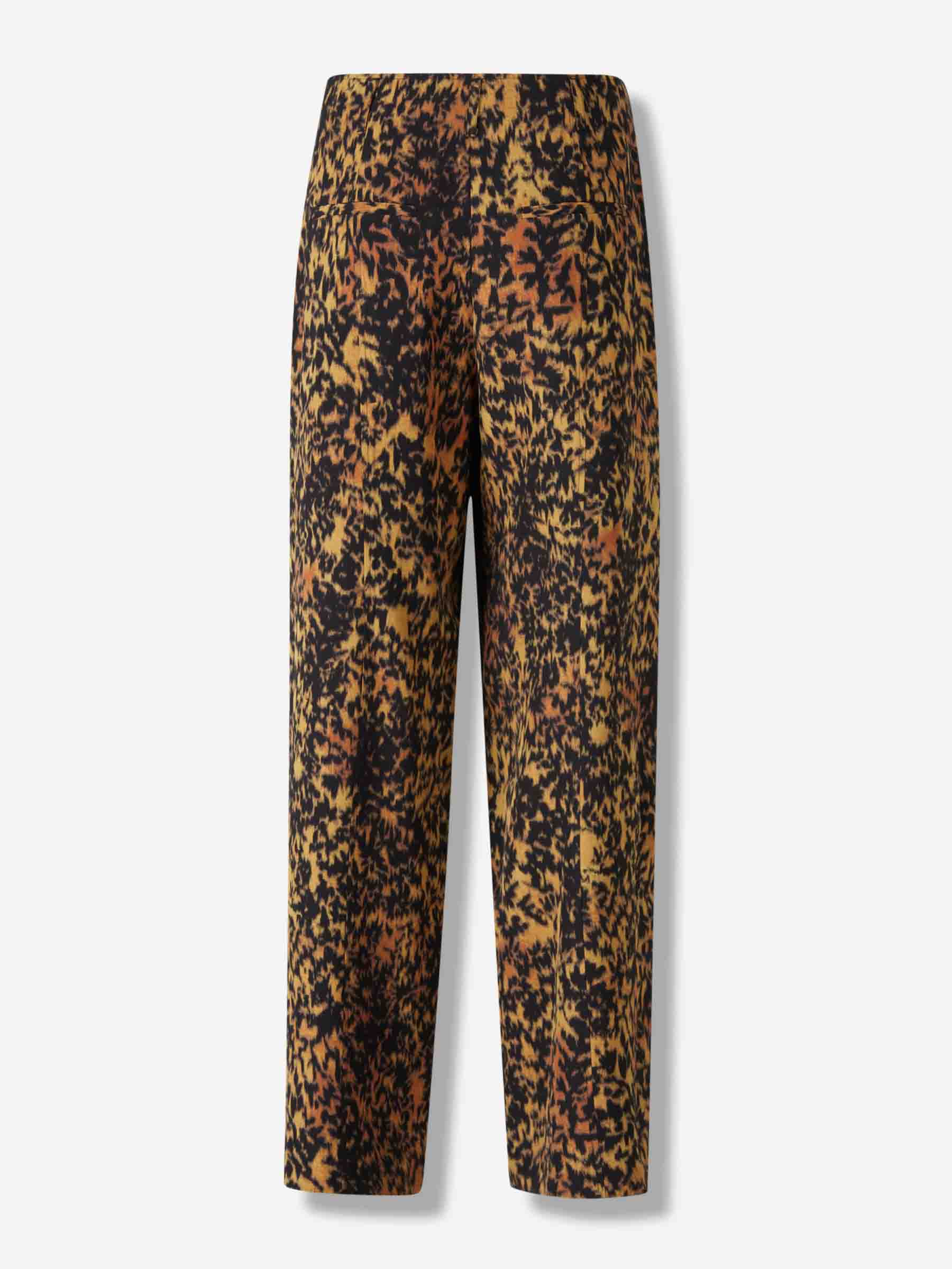 Outlet online Ulla Johnson Mujer Pantalones Anchos Leopardo color Azul Marino sku 761-003825 01 - Foto 3