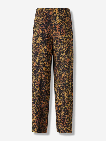 Outlet online Ulla Johnson Mujer Pantalones Anchos Leopardo color Azul Marino sku 761-003825 01 - Foto 3