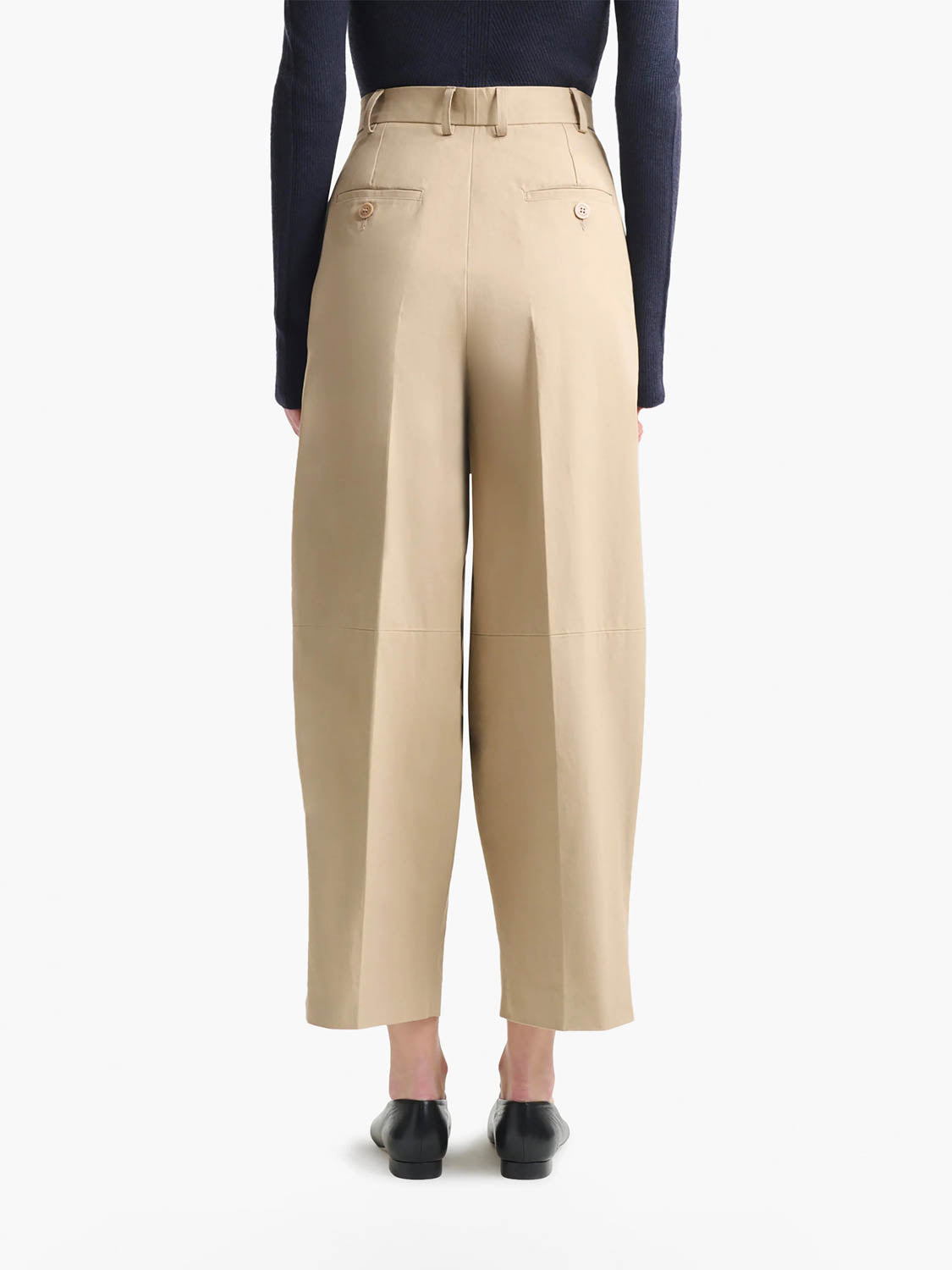 Outlet online Altuzarra Mujer Pantalones Balloon Algodón color Camel sku 761-003845 01 - Foto 3