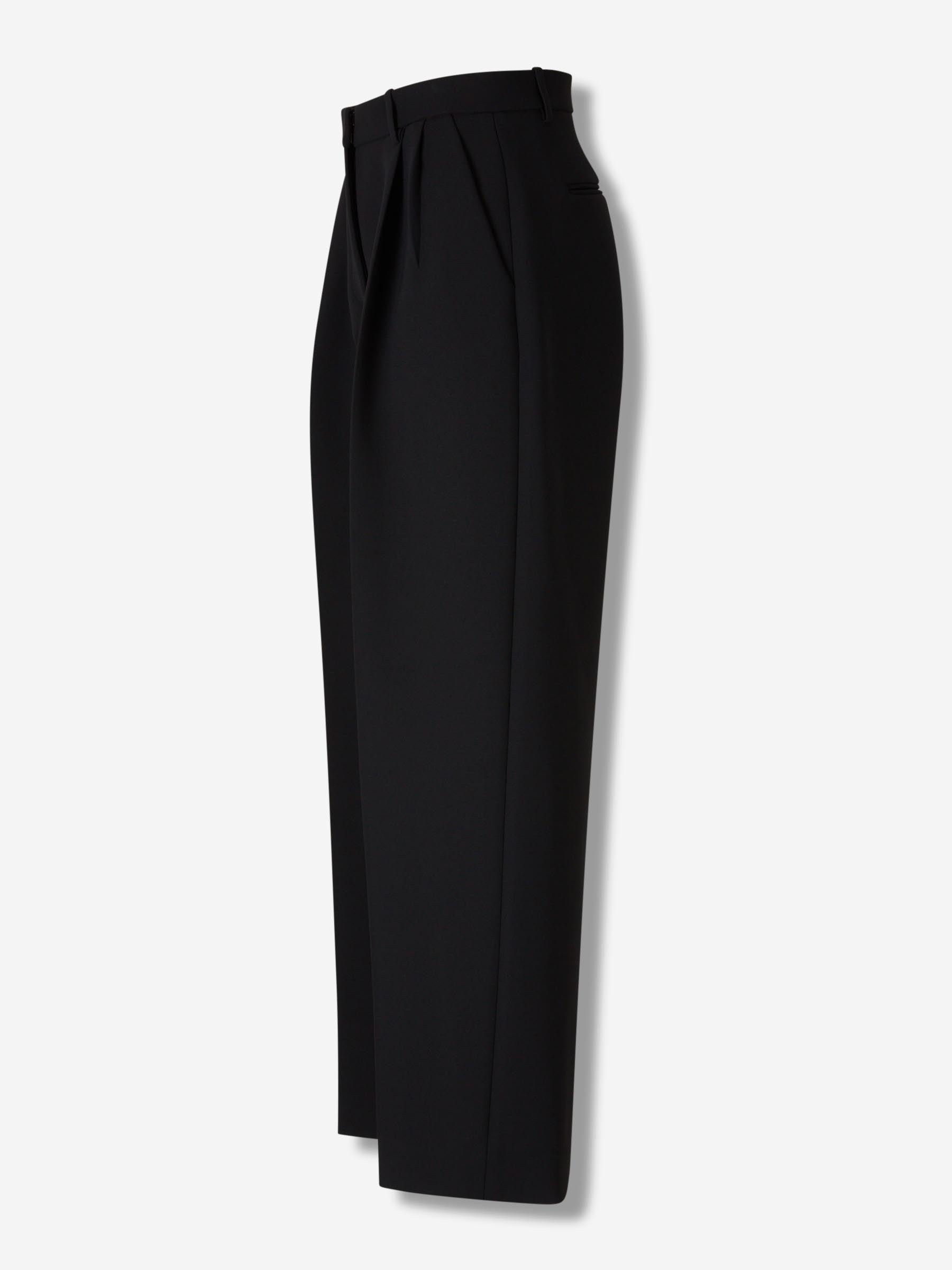 Outlet online Khaite Mujer Pantalones de Vestir August color Negro sku 761-003851 01 - Foto 2