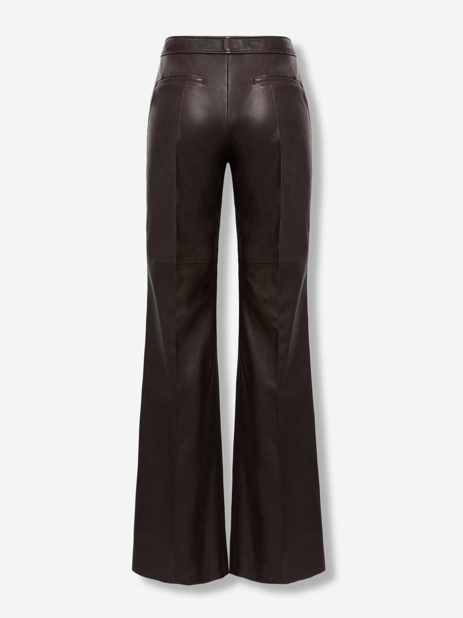 Outlet online Dorothee Schumacher Mujer Pantalones Flared Cuero color Marrón Oscuro sku 761-003853 01 - Foto 3